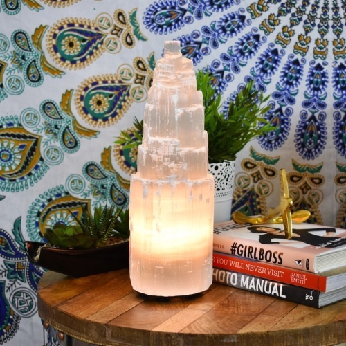 Selenite Lamp