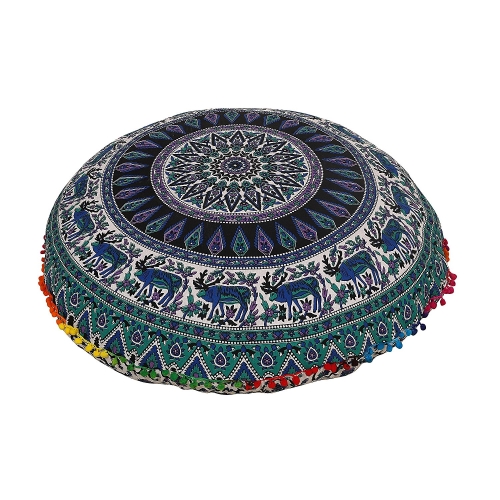 Mandala Pouf Cover